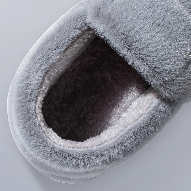 Warm plush lining inside the Quilted Plush Slipper