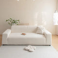 Teddy Fleece Sofa Cover in Cream